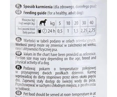 Visavertis konservuotas pašaras visų veislių suaugusiems šunims Dolina Noteci PREMIUM su upėtakiu 800g