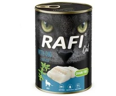 Dolina Noteci Drėgnas Kačių Maistas - RAFI Cat Adult Cod Grain-Free 400g