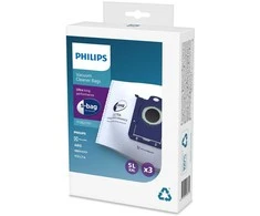 Dulkių siurblio maišelis aeg, electrolux, philips (sintetinė medžiaga; philips FC8027/01; 3 vnt.)
