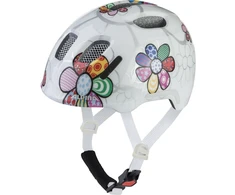 ALPINA XIMO 2 FLASH Baltas FLOWER GLOSS Bike Helmet, Size 49-54