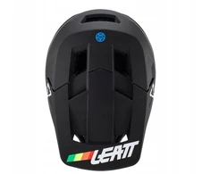 LEATT MTB Gravity 1.0 V23 Full-Face Cycling Helmet, Size M (57-58cm), Juodas