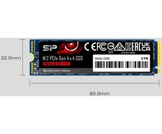 Dysk ssd silicon power ud85 1tb m.2 pcie nvme gen4x4 nvme 1.4 3600/2800 mb/s