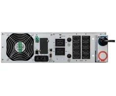 „Eaton 9E“ nepertraukiamo maitinimo šaltinis (UPS), 6000 VA, 5400 W, įvestis: prijungta, išvestys: prijungta, (8) C13, (2) C19, stelažas, 3U, pridedamas stelažo tvirtinimo rinkinys | „Eaton“