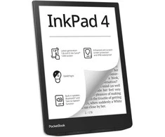El. knygų skaitytuvas „PocketBook InkPad 4 743“ 7,8 colio, 32 GB, su „Wi-Fi“, žvaigždės dulkių spalvos, sidabrinis
