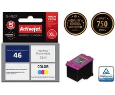 Effiki Activejet ah-46cr tusz (zamiennik hp 46 cz638ae; premium; 21 ml; spalva)