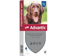 Elanco BAYER Advantix - parasite drops for dogs L - 4 x 4 ml