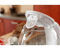 Eldom Lumi stiklinis virdulys, talpa 1,7 l, reguliuojama vandens temperatūra, 2200 W, baltas c510b