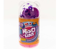 Epee Misiolina dviejų spalvų plastilinas rožinė-violetinė (2x50g) + 2 formelės