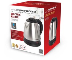 Esperanza virdulys elektrinis spring 1.0 l inox ekk116x