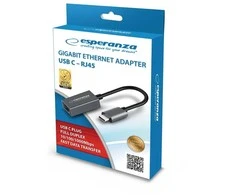 Esperanza gigabit ethernet 1000 mbps adapter usb c-rj45 ena102