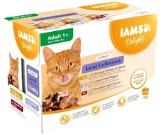 Eukanuba IAMS Delights MP LND GRAVY konservuotas pašaras katėms, 12x85 g