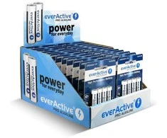 Everactive 96 vnt. lr03/aaa pro šarminės baterijos, skirtos komerciniam naudojimui.