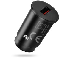 Automobilinis Įkroviklis - everActive CC-15QC 18W su USB-C Kabeliu LED, Juoda