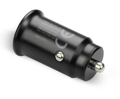 Automobilio Įkroviklis - everActive CC-25 12W Dual USB-A Ports 5V/2.4A, Juoda
