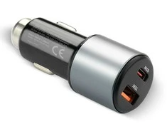 Everactive Automobilinis įkroviklis cc-60q qc3.0 83w 1x USB + 1x USB-C PD juodas