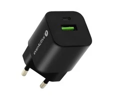 ład siec. everActive 30W 1xUSB 1xUSB-C SC-390QB