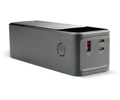 everactive Powerbank 27 000mAh, 1x USB, 2x USB-C, 162,5W, QC4+, flashlight, LCD screen, juodas