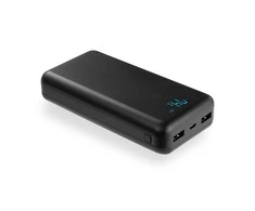 everActive 20000mAh išorinė baterija su LED ekranu 2xUSB 2A