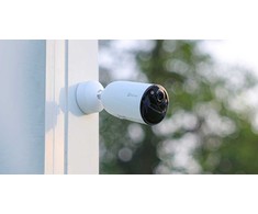 Ezviz CB3 (AOV) Baterija Wi-Fi Camera + Solar Panel 5200 mAh Baltas