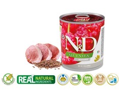 Drėgnas Šunų Maistas - Farmina N&amp;D Quinoa Kiauliena Neutered 285 g