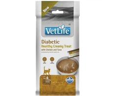 FARMINA Vet Life Cat Diabetic Creamy treat with vištiena &amp; Tuna box – cat treat – 4x15g