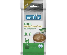 FARMINA Vet Life Cat Renal Creamy treat with vištiena &amp; Tuna box – cat treat – 4x15g