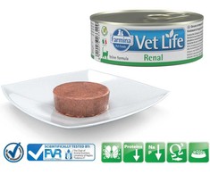 Drėgnas Kačių Maistas - Farmina Vet Life Diet CAT Renal 85 g