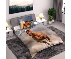 Faro YOUTH BEDDING HORSES BAY HORSE 140X200CM + PILLOW 70X90CM