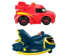 Fisher Price Fisher DC BATWHEELS transporto priemonės su šviesomis Betsparnis Redbird ZA6046