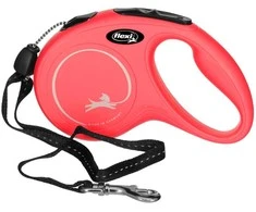 Flexi Smycz new classic m linka -5m -do 20kg raudona