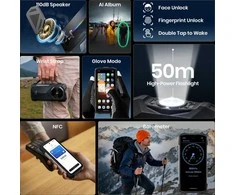 Fossibot Išmanusis telefonas f113 pilka