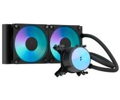 Fractal Design Vanduo Cooling | Radius 240 RGB | Juodas | Intel, AMD