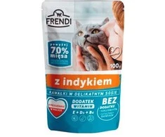 Drėgnas Kačių Maistas - FRENDI Kalakutienos Padaže 100 g