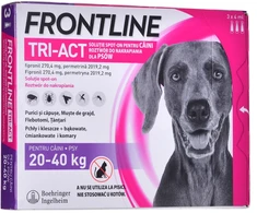 FRONTLINE Tri-act L 20-40 kg - Parasite drops for dogs - 3 x 4 ml.
