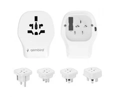 „Gembird“ universalus kelioninis maitinimo adapteris, 20 W | TPA-1A2C20-02-W