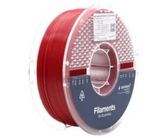 Gembird Filament abs high speed, 1,75 mm, 1kg, raudona