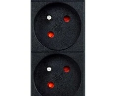 Gembird listwa zasilająca rack 19" pdu 1u, 16a, 9x gniazdo french, wtyk fr, kabelis 2m