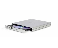 Kietasis diskas Gembird DVD-USB-021-SV External USB DVD drive, sidabrinis