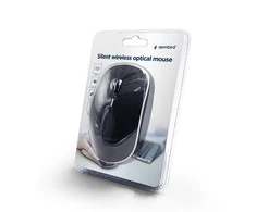 Gembird | Silent Optinė belaidė pelė | MUSW-4BS-01 | Optinė pelė | USB | Juodas