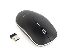 Gembird | Silent Optinė belaidė pelė | MUSW-4BS-01 | Optinė pelė | USB | Juodas
