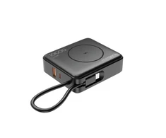 Gembird Powerbank 10000mah 1xusb-c/1xusb-a 20w belaidis 15w juoda