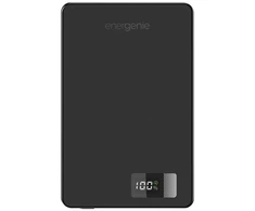 Powerbank Gembird Z ładowaniem beprzewodowym15W su wyświetlaczem LCD 5000mAh juoda (PB05-WPC15M-LCD-01)