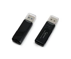GEMBIRD UHB-CR3-01 Gembird kompaktiškas USB 3.0 SD/MicroSD kortelių skaitytuvas, lizdinė plokštelė