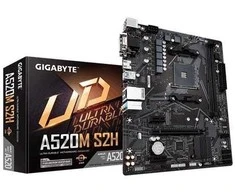 Gigabyte Pagrindinė plokštė a520m s2h am4 2ddr4 m.2 hdmi/dvi matx