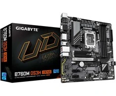 „Gigabyte B760M DS3H GEN5“ | Procesorių šeima „Intel“ | Procesoriaus lizdas LGA1700 | Palaikomos standžiojo disko sąsajos SATA, M.2 | SATA jungčių skaičius: 4