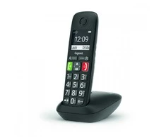 Stacionarus telefonas Gigaset E290, Juodas