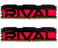 GoodRam Atmintis ddr4 rival radiant 32gb (2*16)/3200 cl16 raudona