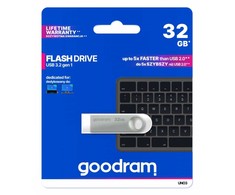 Goodram flashdrive 32gb uno3 sidabrinis usb 3.2 gen 1