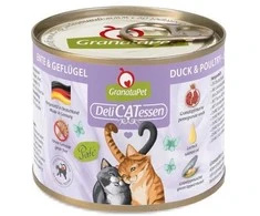 Fox4Pets Kačių Maistas - GRANATAPET DeliCATessen Antiena ir Paukštiena Drėgnas Maistas 200g Be Grūdų