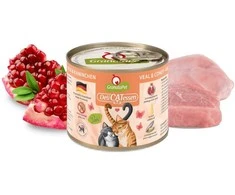 Fox4Pets Kačių Maistas - GRANATAPET DeliCATessen Veršienos ir Triušio Drėgnas Maistas 200g